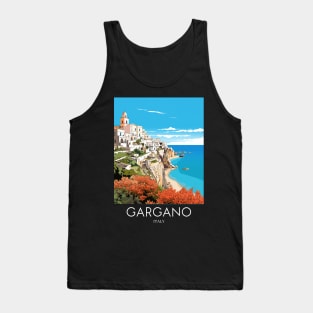 A Pop Art Travel Print of Gargano - Italy Tank Top